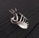 Moose Antler Wrap Ring Solid Cast 925 Sterling Silver - Moon Raven Designs