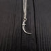 Rattlesnake Fang Charm Pendant Necklace - Moon Raven Designs 