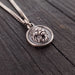 African Lion Charm Necklace - Solid 925 Sterling Silver - Courage Strength Gift for Her - Multiple Chain Options