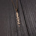 Spruce Tree Silhouette Sitka Charm Pendant Necklace Solid Cast Jeweler's Bronze - Moon Raven Designs