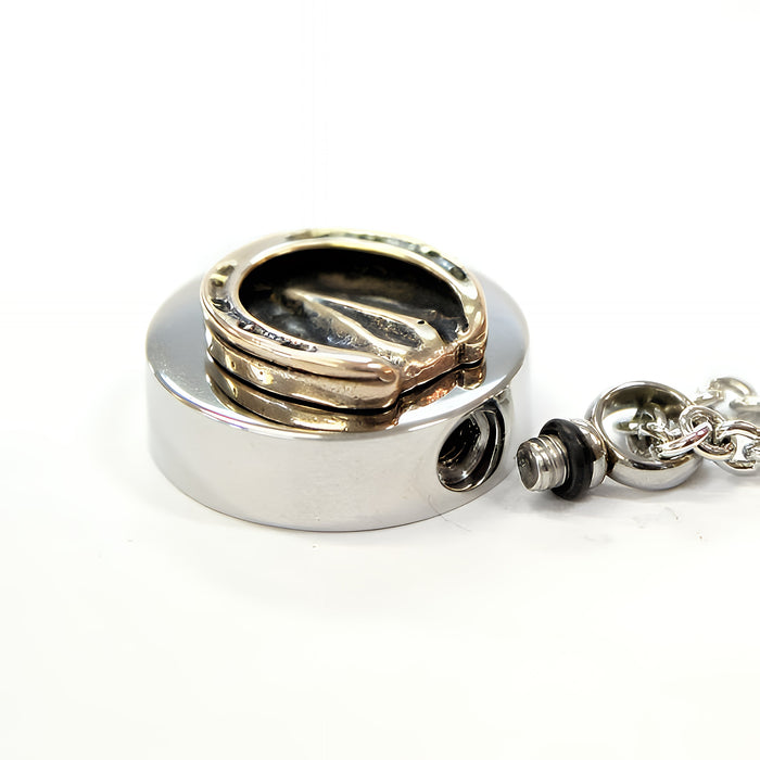 Horse Hoof Necklace Cremation Urn Necklace - Moon Raven Designs