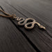 Gold-plated chain with snake pendant, versatile elegance | Moon Raven