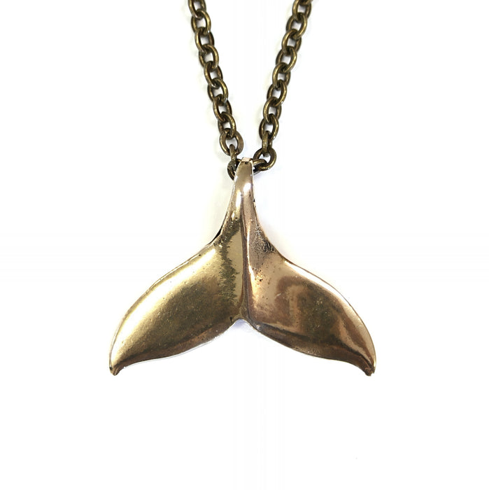 Humpback Whale Fluke Necklace Whale Tail Pendant - Moon Raven Designs