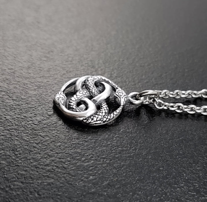 Auryn Ouroboros Necklace - Moon Raven Designs