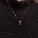 Raven Skull Necklace - Solid Cast 925 Sterling Silver - Polished Finish - Unisex Bird Skull Gift For Him or Her - Multiple Chain Options