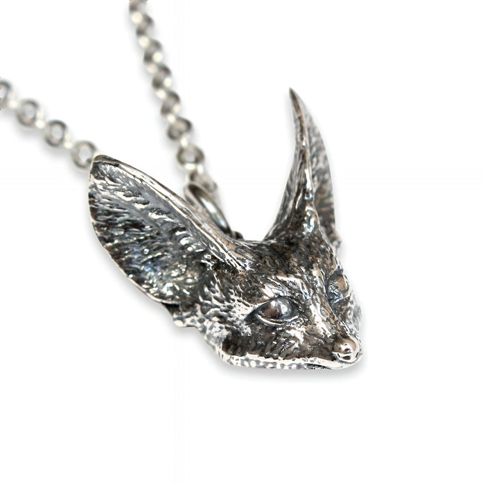 Fennec Fox Head Pendant Necklace - Moon Raven Designs