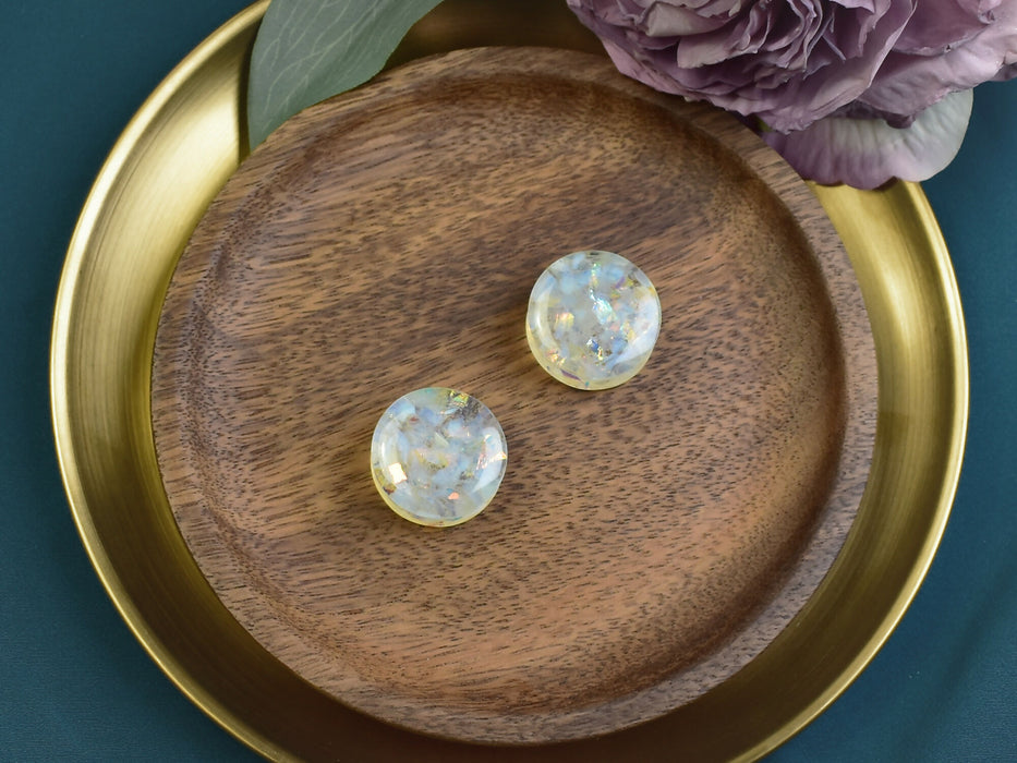 Ear Plugs 26mm Stone | Pair | Ear Plugs | Gauge Earrings | Gauged Plugs | Resin #531