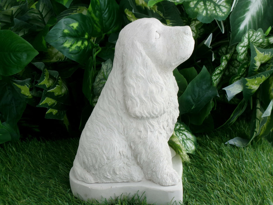 Cocker Spaniel Concrete Statue 5x6x9" High