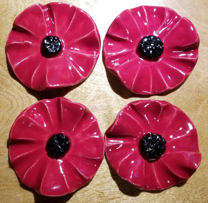 poppy pin, various sizes