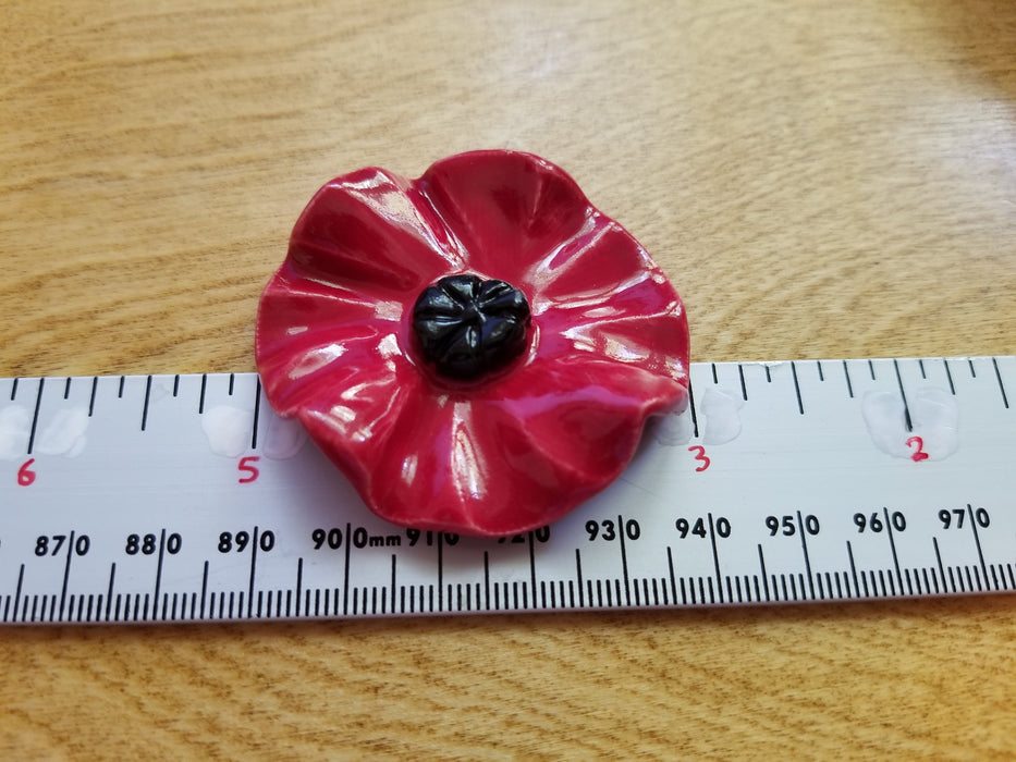 poppy pin, various sizes