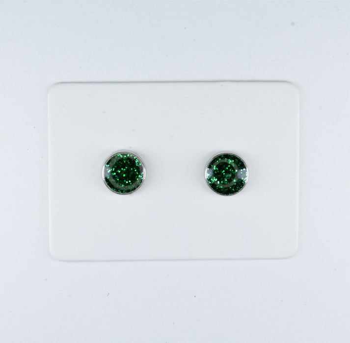 Magnetic_Clip_On_Invisible_Clipon_Stud_Pierced_Nonpierced_Earring_Earrings_Ear_Charm_Birthstone_Emerald_Green_Glitter_6mm_card