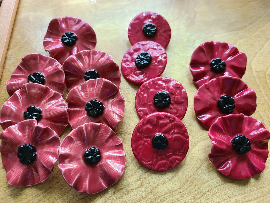 poppy pin, various sizes