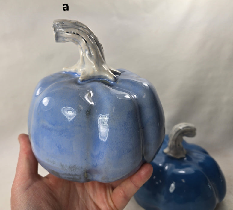 pumpkins handmade ceramic Thanksgiving decor, fall decor, FREE SHIPPING