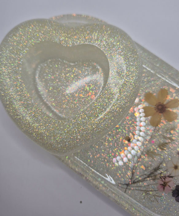Yellow Heart Jewelry Tray