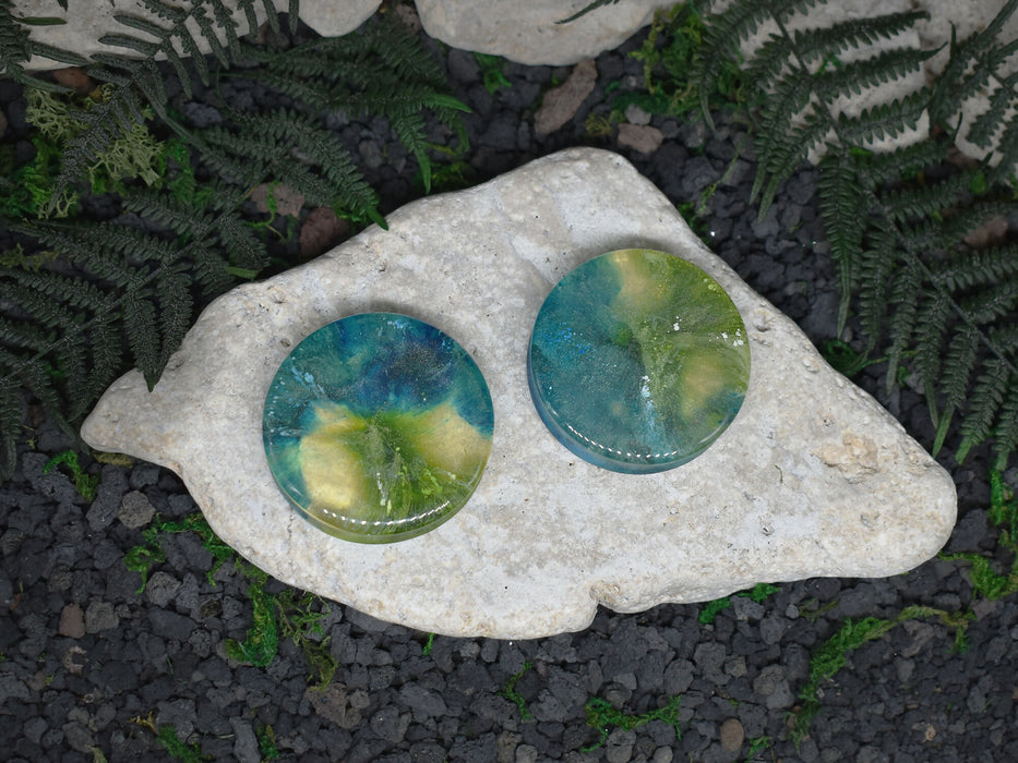 Ear Tunnels 48mm | Pair | Ear Plugs | Gauge Earrings | Gauged Plugs | Resin #68