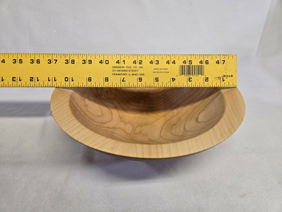 Maple Bowl 10-3/4" Hand Turned