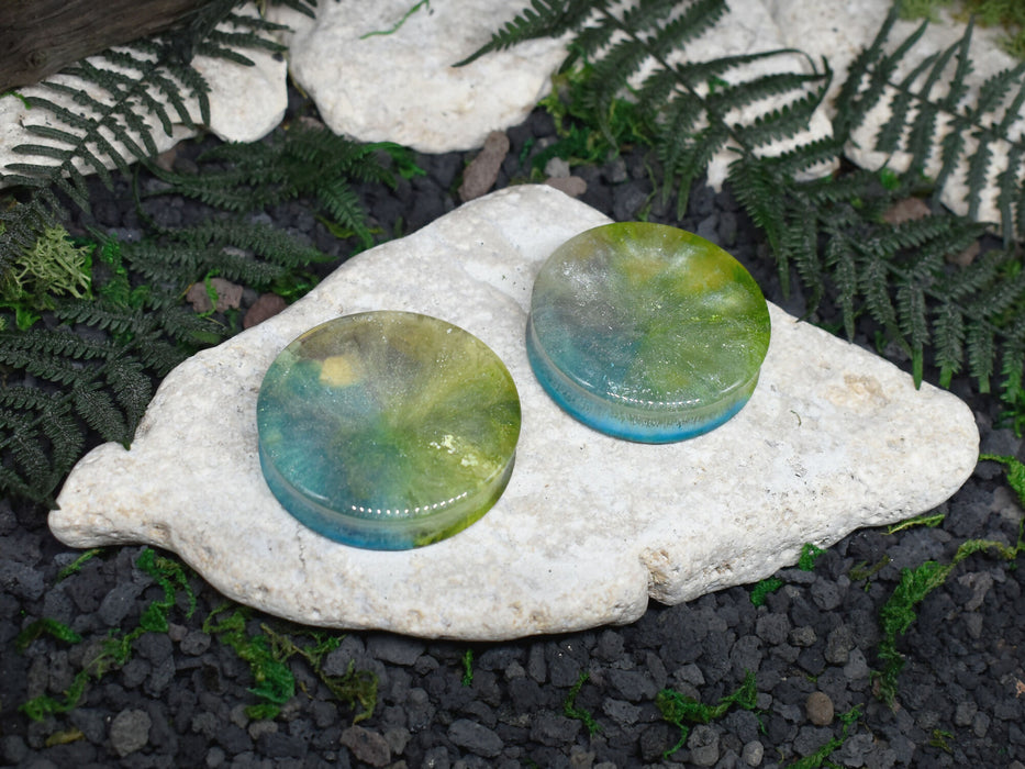 Ear Tunnels 50mm | Pair | Ear Plugs | Gauge Earrings | Gauged Plugs | Resin #47
