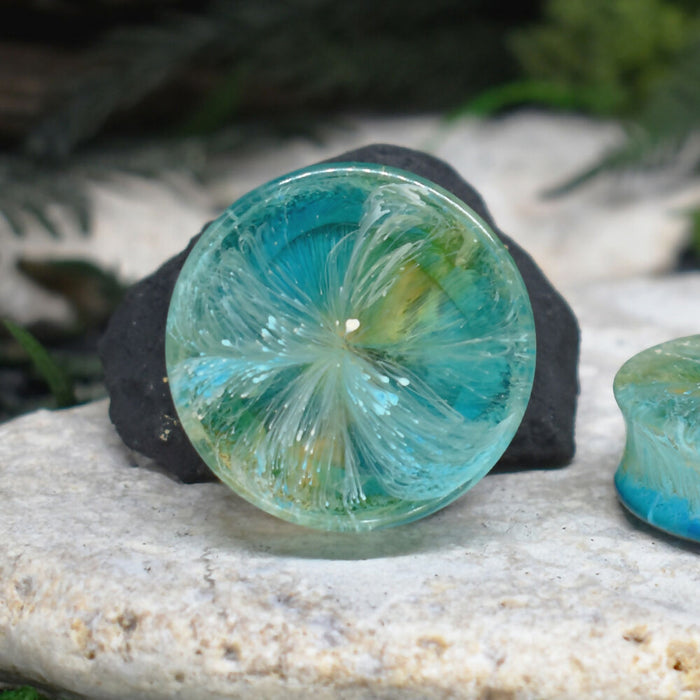 Ear Tunnels 34mm | Pair | Ear Plugs | Gauge Earrings | Gauged Plugs | Resin #73
