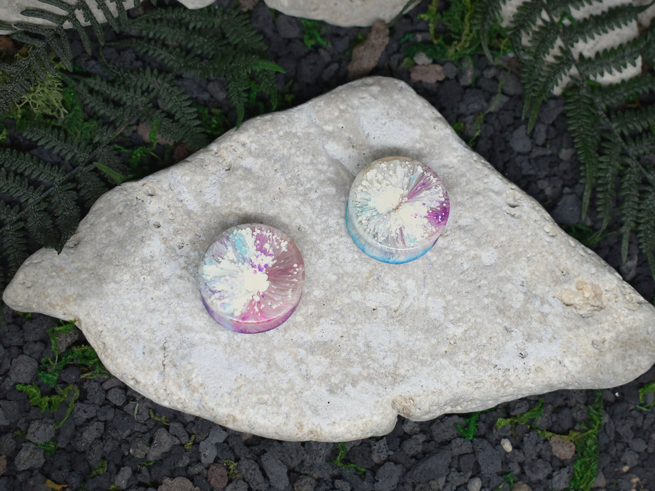 Ear Tunnels 28mm | Pair | Ear Plugs | Gauge Earrings | Gauged Plugs | Resin #97