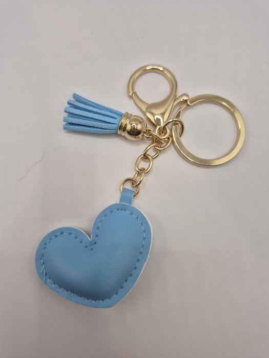 Blue Heart Keychain