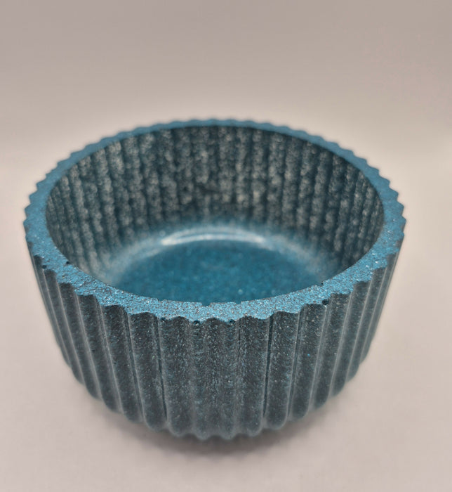 Blue Makeup Brush Cup