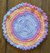 Photograph of the altar cloth without anything on it.