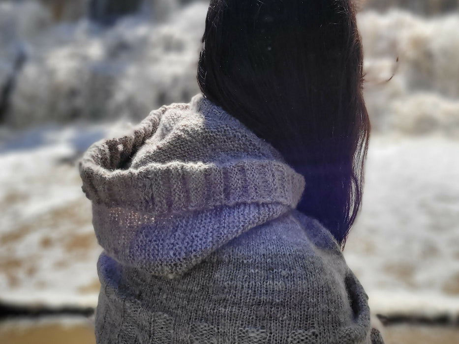 Cozy Sparkles Cowl and Finger-less Glove set (woman's L)