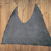 blue crochet shawl