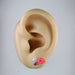 Magnetic_Clip_On_Invisible_Clipon_Stud_Pierced_Nonpierced_Earring_Earrings_Ear_FlatBack_Flower_Rhinestone_rose_Pearl_Pink_Hot_Fuschia_clip