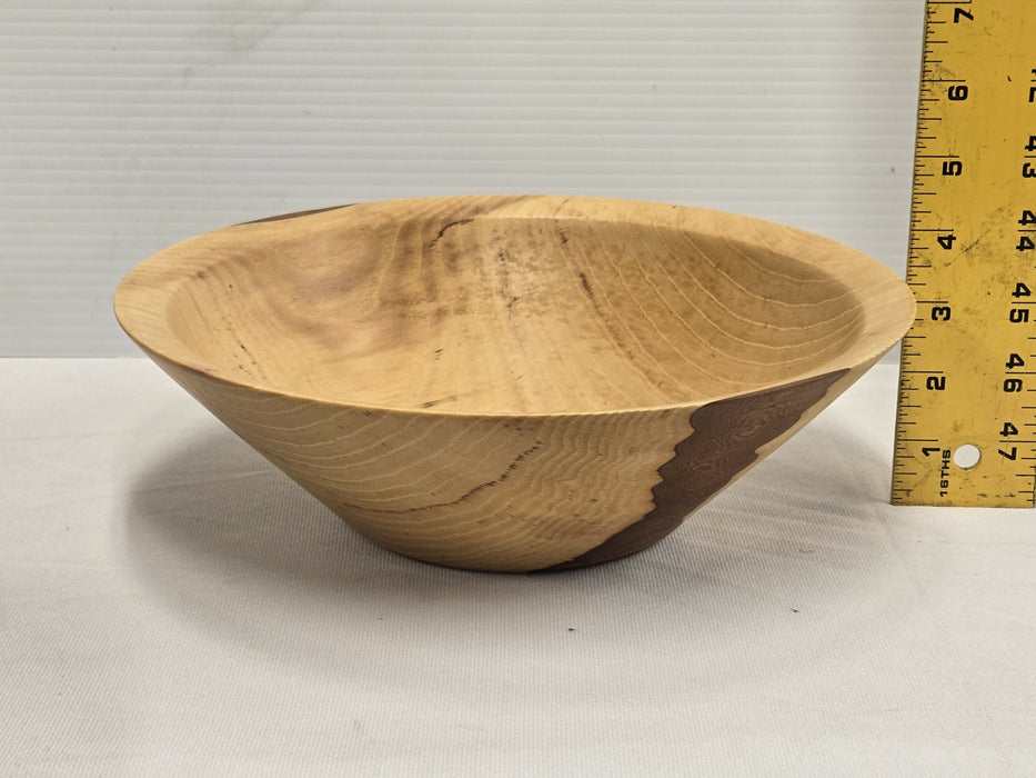 Hickory Bowl 11.75" Hand Turned
