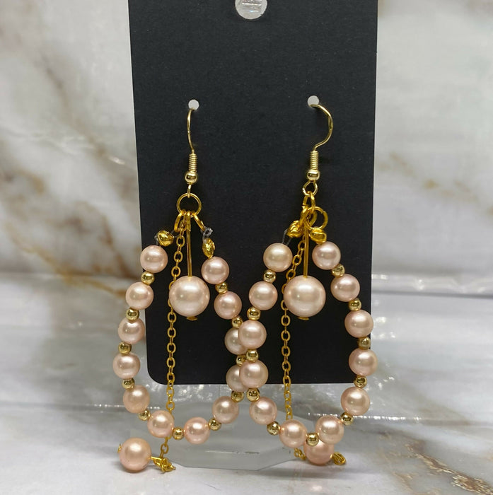 Vintage-Inspired Faux Pearl Earrings