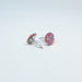 Magnetic_Clip_On_Invisible_Clipon_Stud_Pierced_Nonpierced_Earring_Earrings_Ear_FlatBack_Flat_Back_Irridescent_Druzy_Resin_Pink_10mm_back