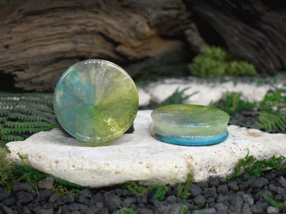 Ear Tunnels 50mm | Pair | Ear Plugs | Gauge Earrings | Gauged Plugs | Resin #47