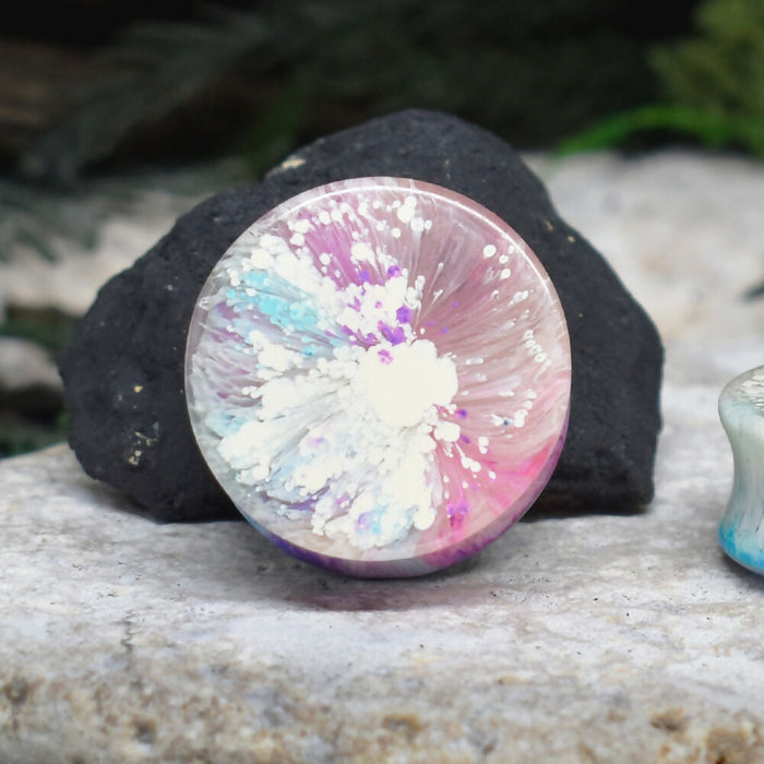 Ear Tunnels 28mm | Pair | Ear Plugs | Gauge Earrings | Gauged Plugs | Resin #97