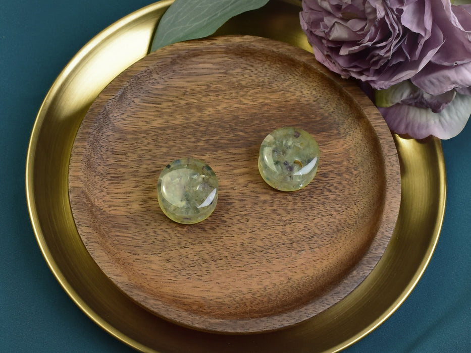 Ear Plugs 26mm Stone | Pair | Ear Plugs | Gauge Earrings | Gauged Plugs | Resin #528