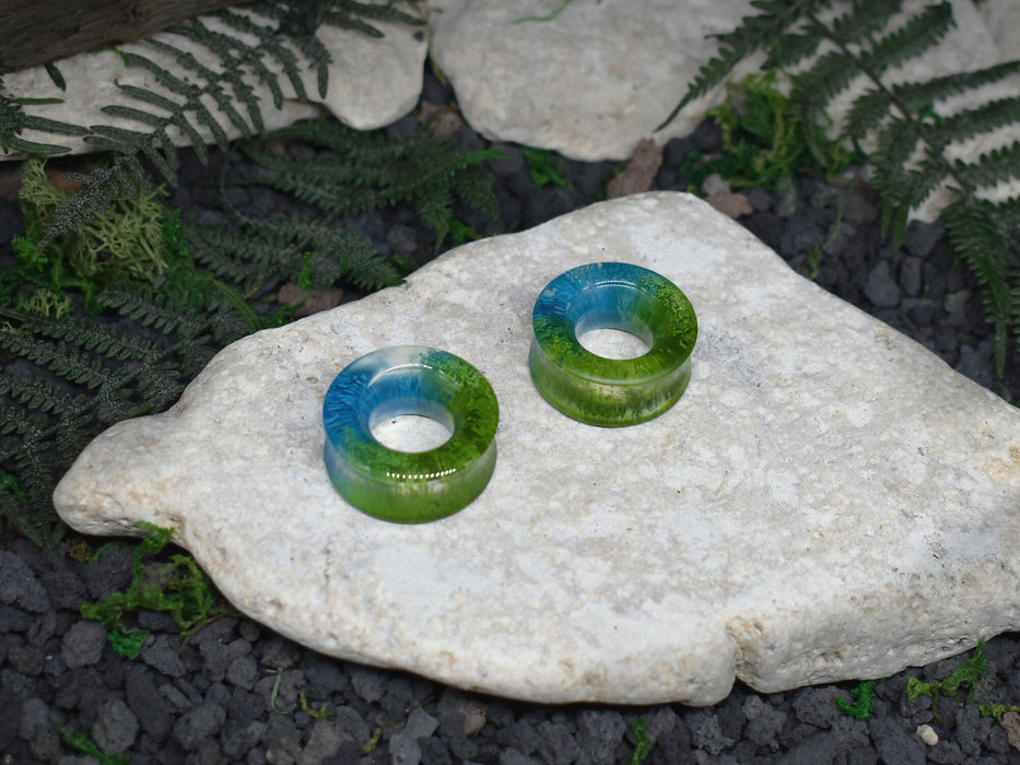 Thick-Wall Ear Tunnels 28mm | Pair | Ear Plugs | Gauge Earrings | Gauged Plugs | Resin #94
