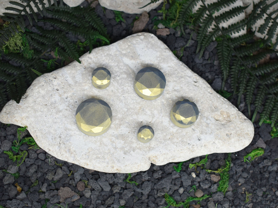 Faceted Ear Tunnels 10-25mm | Pair | Ear Plugs | Gauge Earrings | Gauged Plugs | Resin #163