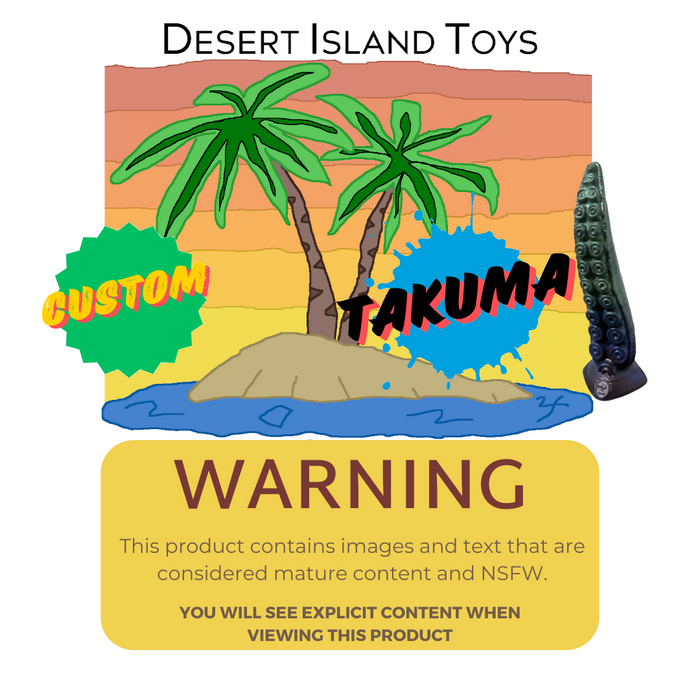 NSFW * Takuma - The Nanaimoteuthis Dildo (Customized) * Body-Safe Platinum Cure Silicone