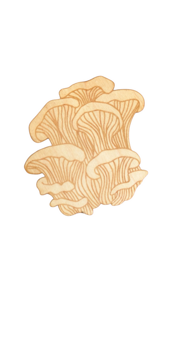 Wooden Mushroom Sticker B