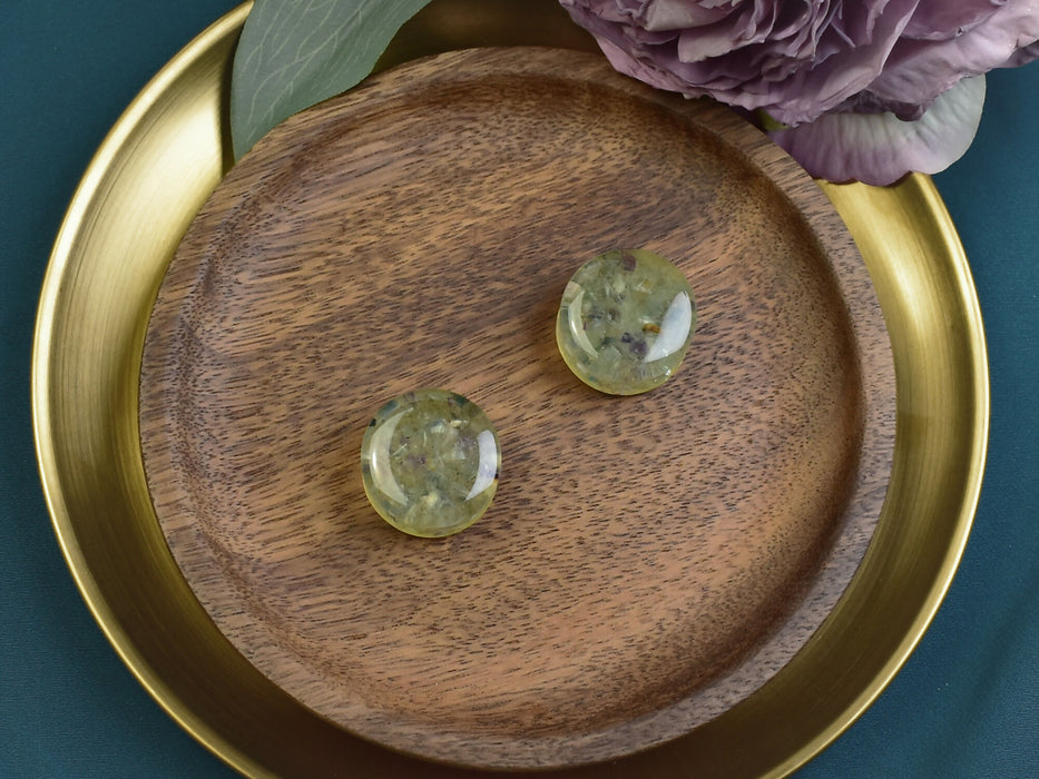 Ear Plugs 26mm Stone | Pair | Ear Plugs | Gauge Earrings | Gauged Plugs | Resin #528