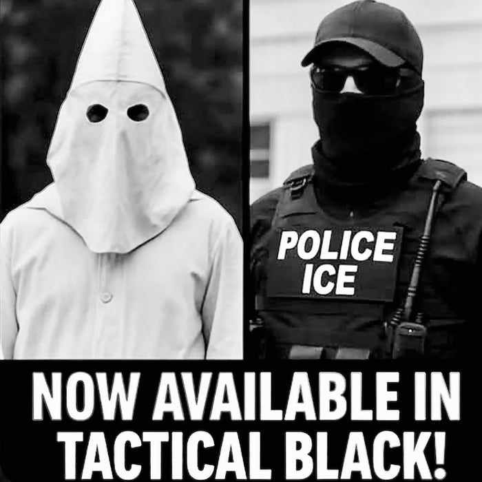 Anti-Fascist "Now Available in Tactical Black Stickers" 10 Pack