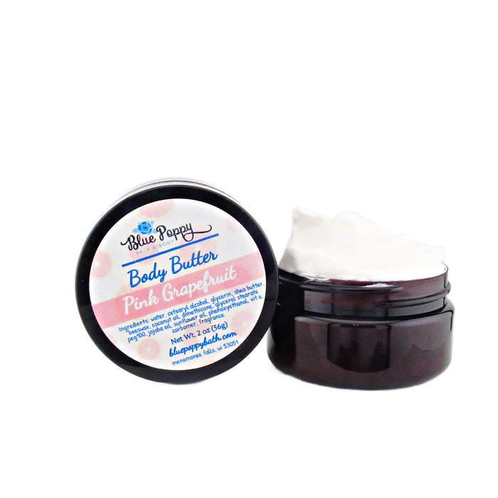 pink grapefruit body butter lotion mini sample size