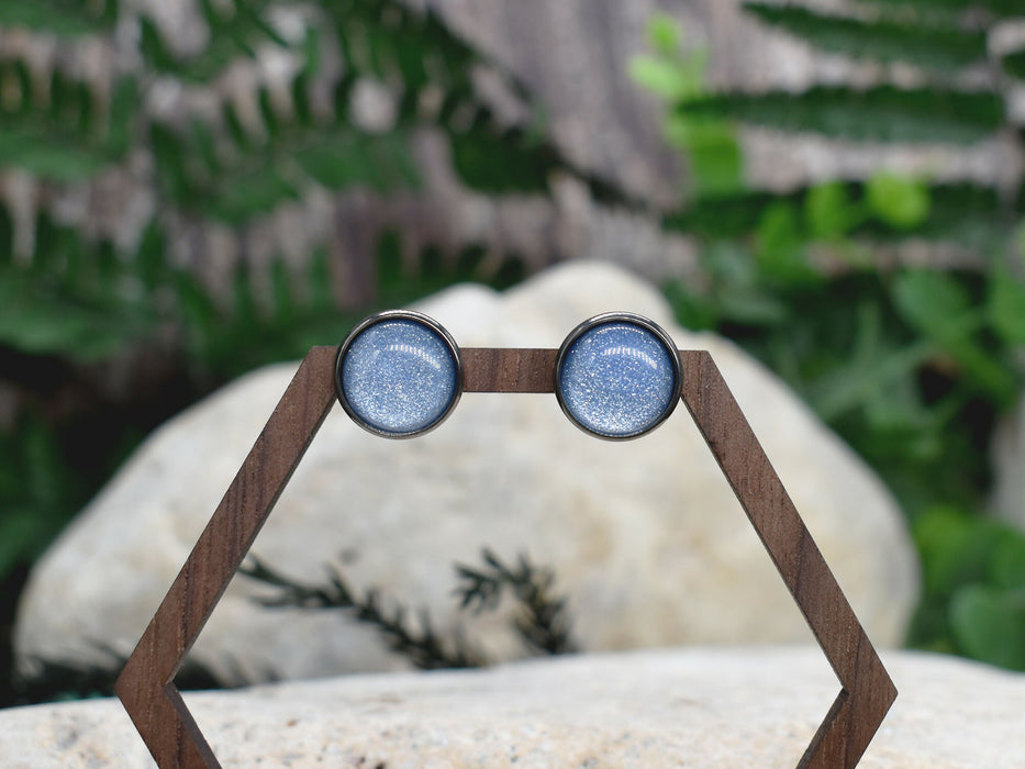 Elegant Stud Earrings With Resin Cabochon #152