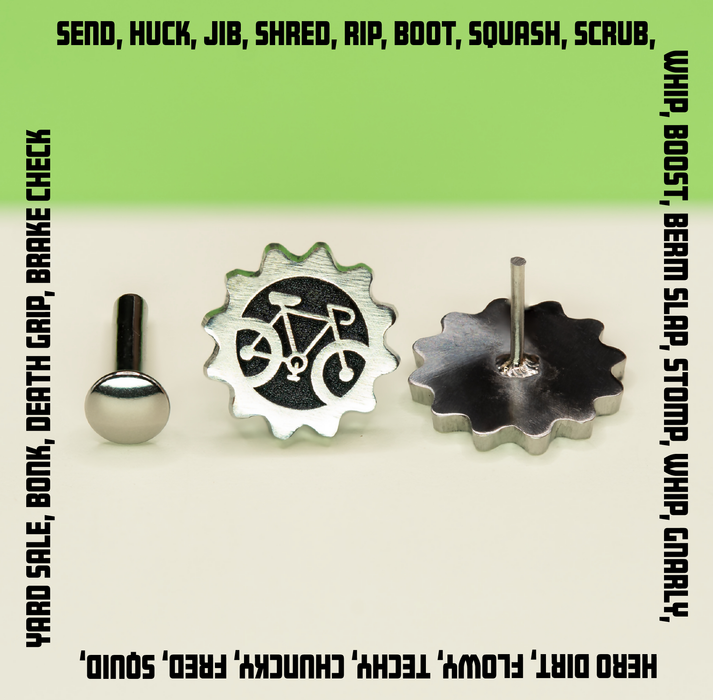 bike on cog word border