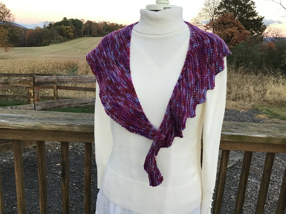 Small scarf, mini shawl, wool or wool blend