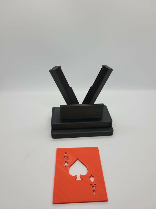 The Ace of Spades Poker Trophy - Customizable Tournament Award - Unique Prize in Multiple Colors