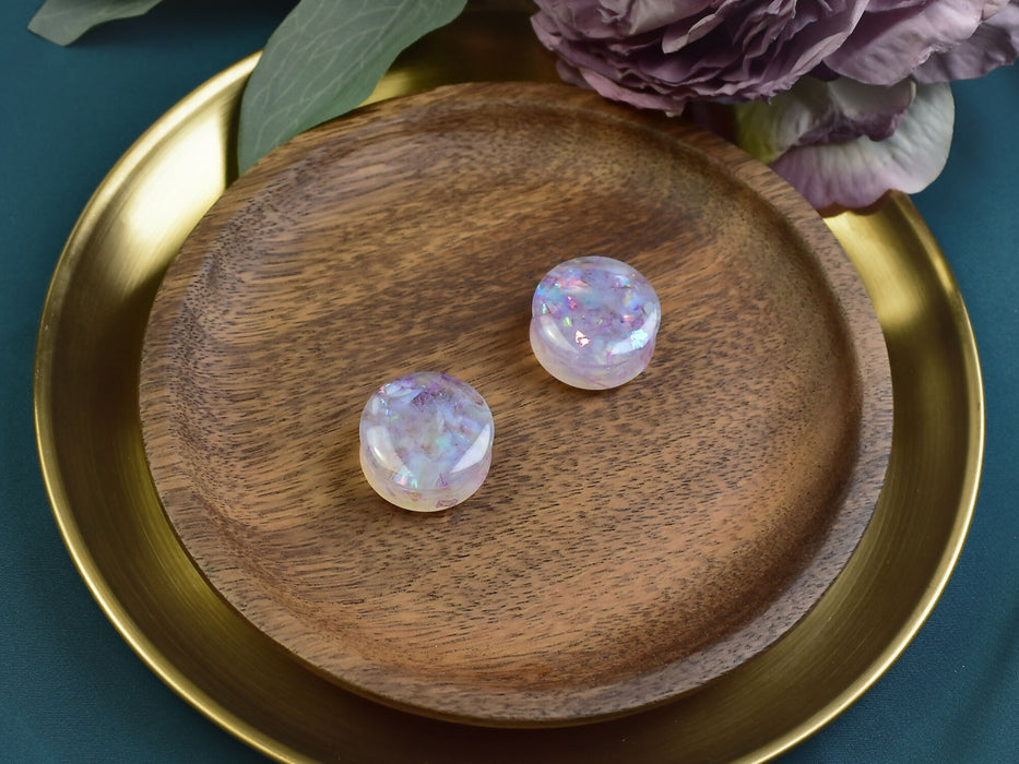 Ear Plugs 25mm Stone | Pair | Ear Plugs | Gauge Earrings | Gauged Plugs | Resin #521
