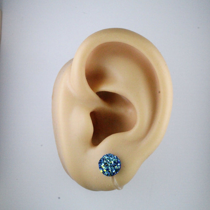 Magnetic_Clip_On_Invisible_Clipon_Stud_Pierced_Nonpierced_Earring_Earrings_Ear_FlatBack_Flat_Back_Dark_Blue_Irridescent_Druzy_Resin_8mm_clip
