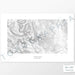 Example topographic map print of Longs Peak, Colorado. Art uses horizontal orientation. Print shows landscape of the area using contour lines. On the artwork is a title and concise info of location and elevation.