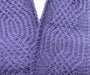 close up of the narrow cable motif